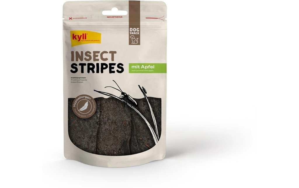 kyli Produit à mâcher  InsectStripes à la citrouille 100 g