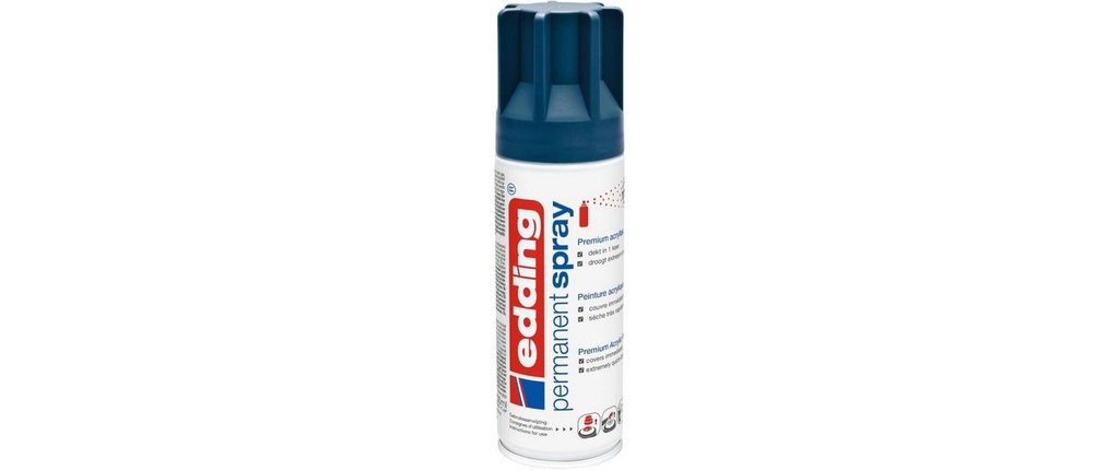 EDDING Acrylla.Spray satiné m.bleu n. (200 pces)