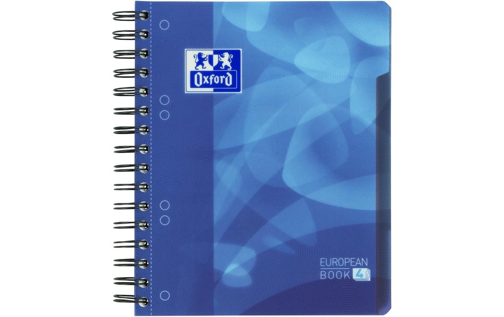 Oxford Carnet de notes A5+, ligné, bleu