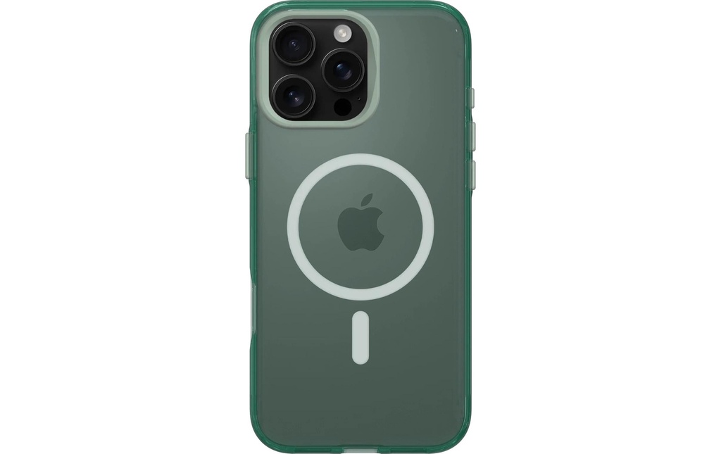 Rhinoshield Coque arrière JellyTint MagSafe iPhone 16 Pro Max Moody Green