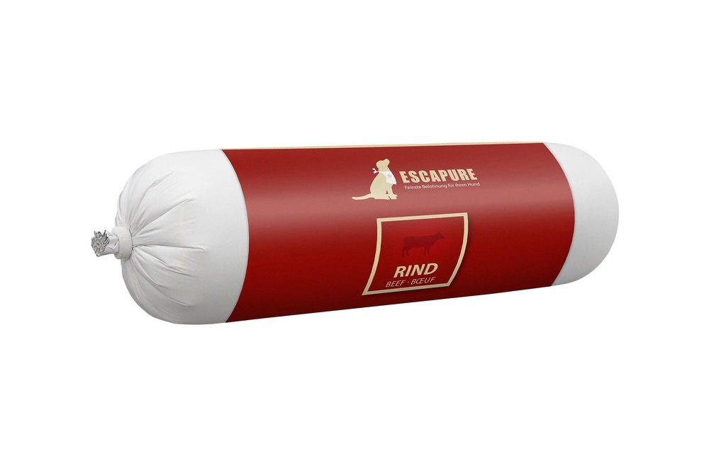 Escapure Alimentation humide Saucisse Bœuf, 400 g