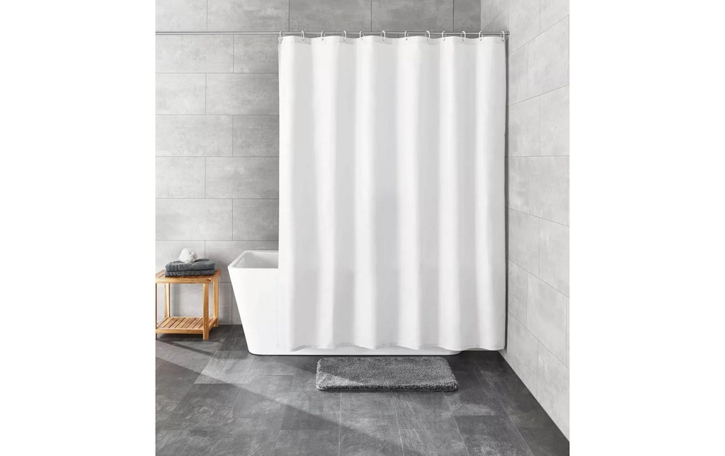 Kleine Wolke Rideau de douche Kito 180 x 200 cm, Blanc