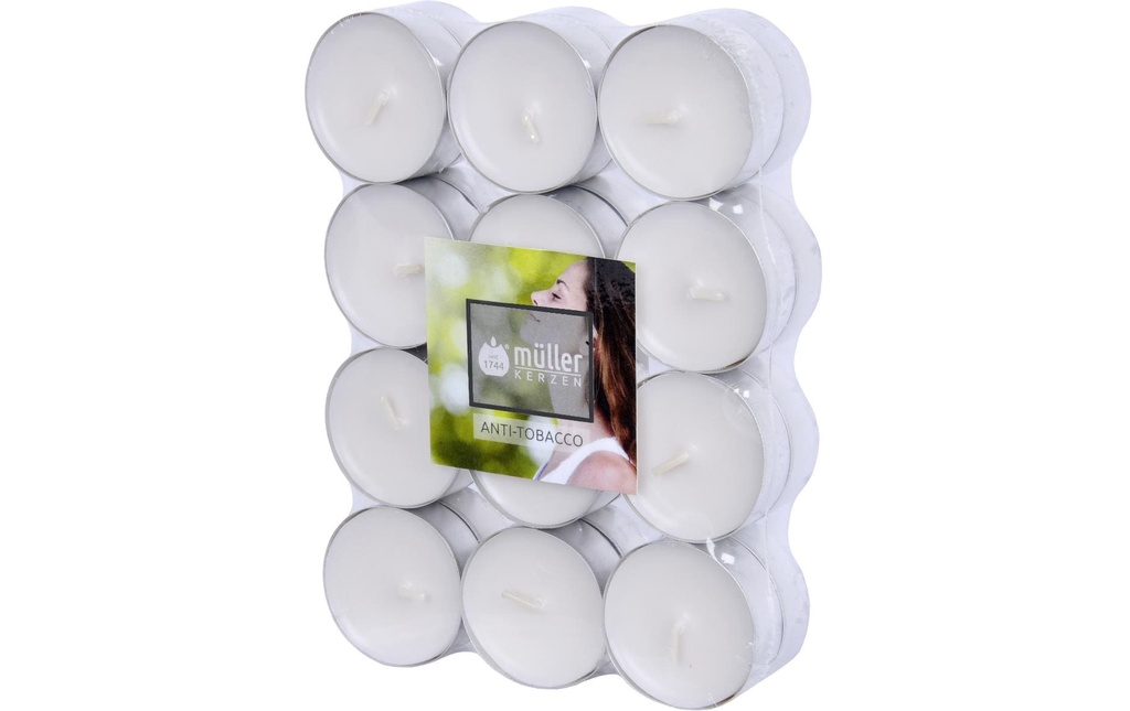 müller Kerzen Bougie parfumée Anti Tobacco 24 pièces
