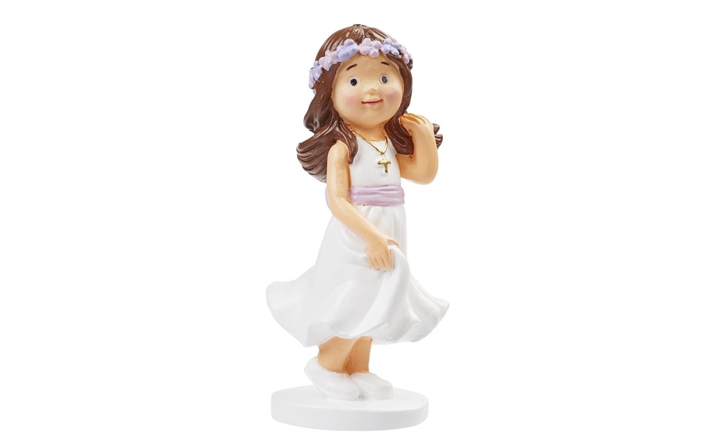 HobbyFun Mini figurine Fille de la communion 9 cm