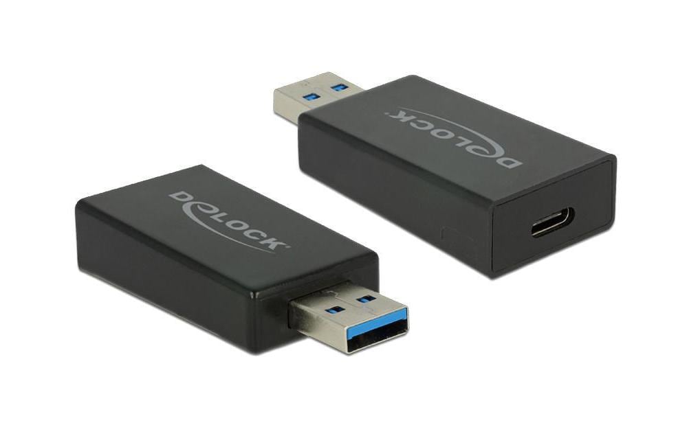 Delock Adaptateur USB 3.1 Connecteur USB A - Prise USB C
