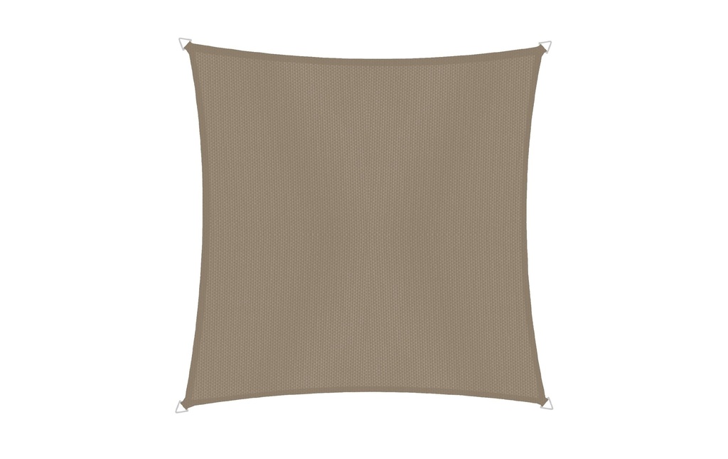 Windhager Voile d’ombrage Cannes, 5 x 5 m, Triangulaire, Taupe