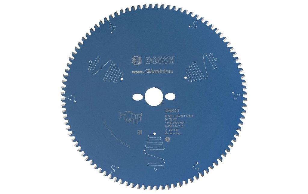 Bosch Professional Lame de scie circulaire Expert Aluminium, 305 x 3 x 2.8 mm, Z 96
