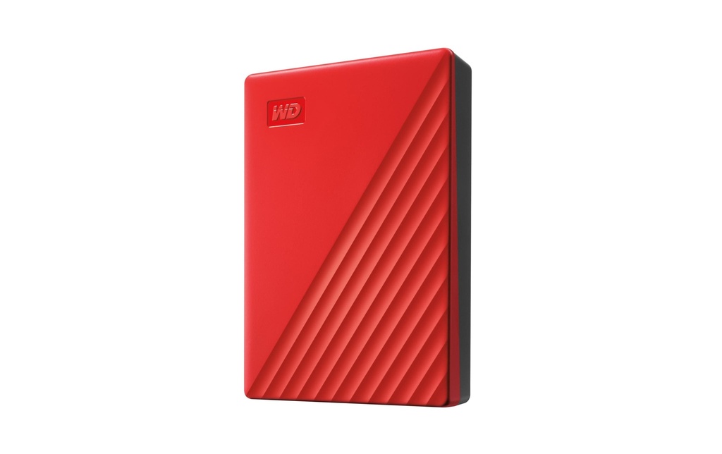Western Digital Disque dur externe My Passport 4 TB, Rouge