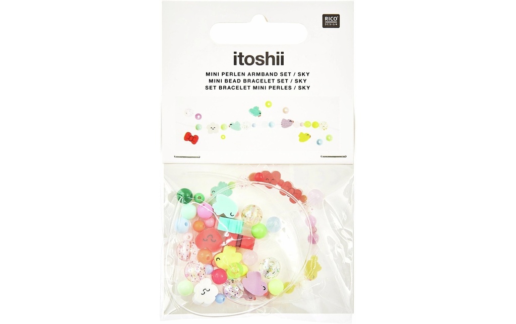 Rico Design Set de mini bracelets de perles «Chingu Sky»