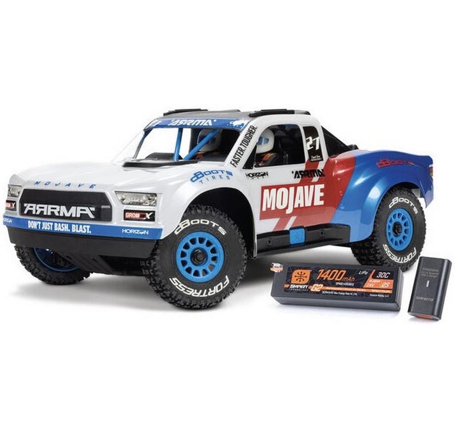 Arrma Camion del deserto Mojave GROM BLX 2233S, Blanc 1:16