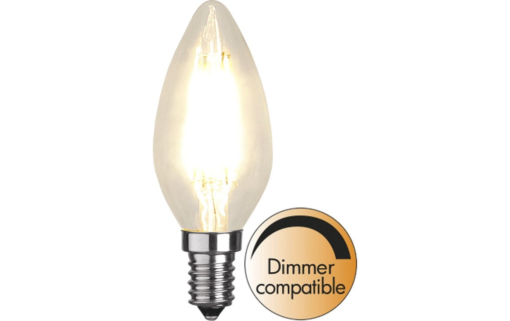 Star Trading Ampoules LED E14 C35 Clear 470 lm, 2700K, 4.2W, 230 V