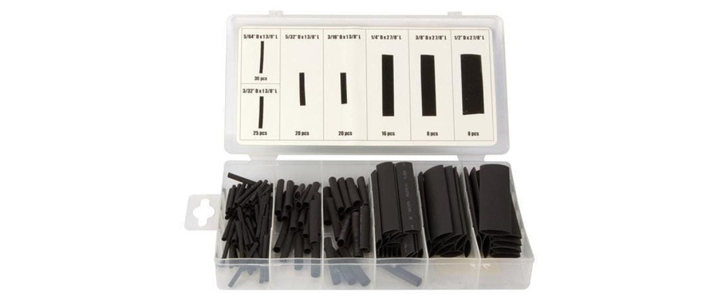Perel Gaine thermorétractable HAS07 127 pièces