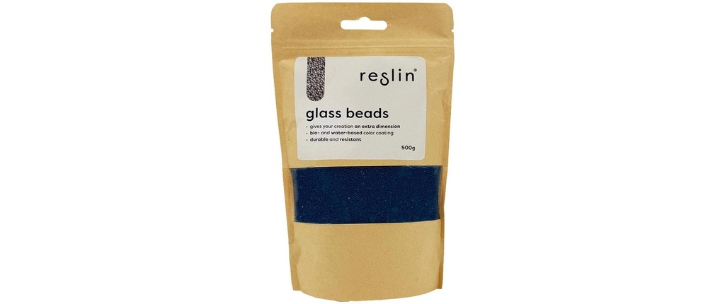 Reslin Perles de verre 500 g Bleu