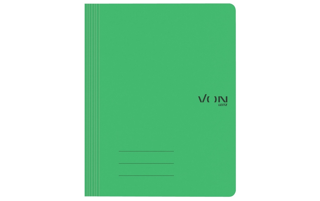 VON Classeur à levier avec mécanisme d'agrafage, Vert clair,  10 pièces