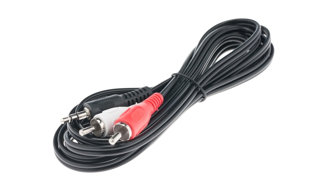 Swisscom Câble audio jack 3.5 mm - Cinch 2.5 m