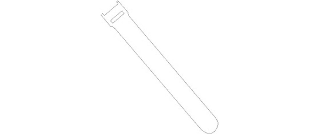 FASTECH Serre-câble auto-agrippant ETK-3-2 13 x 200 mm Blanc, 100 pièces