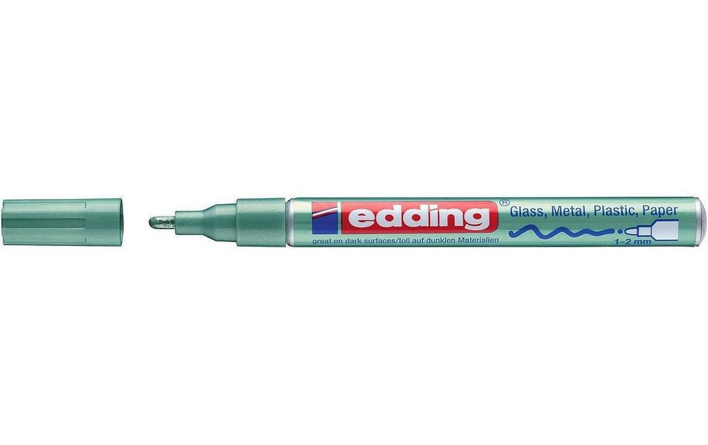 EDDING Paintmarker 751-CREA vert-mét.
