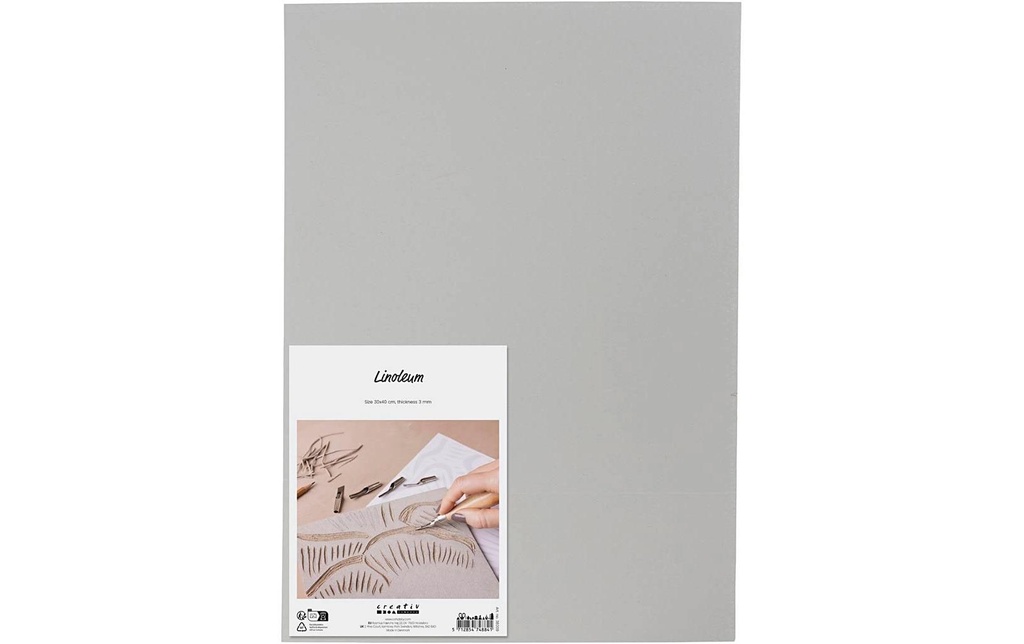 Creativ Company Accessoires pour tampons Plaque de linoléum 30 x 40 cm