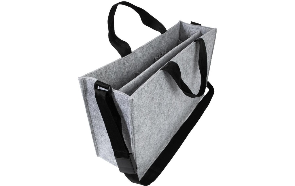 Sigel Desk Sharing Bag Classic L, gris clair 17.3 Gris clair