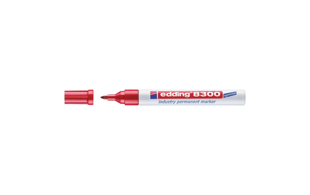 EDDING Marqueur permanent 8300 rouge