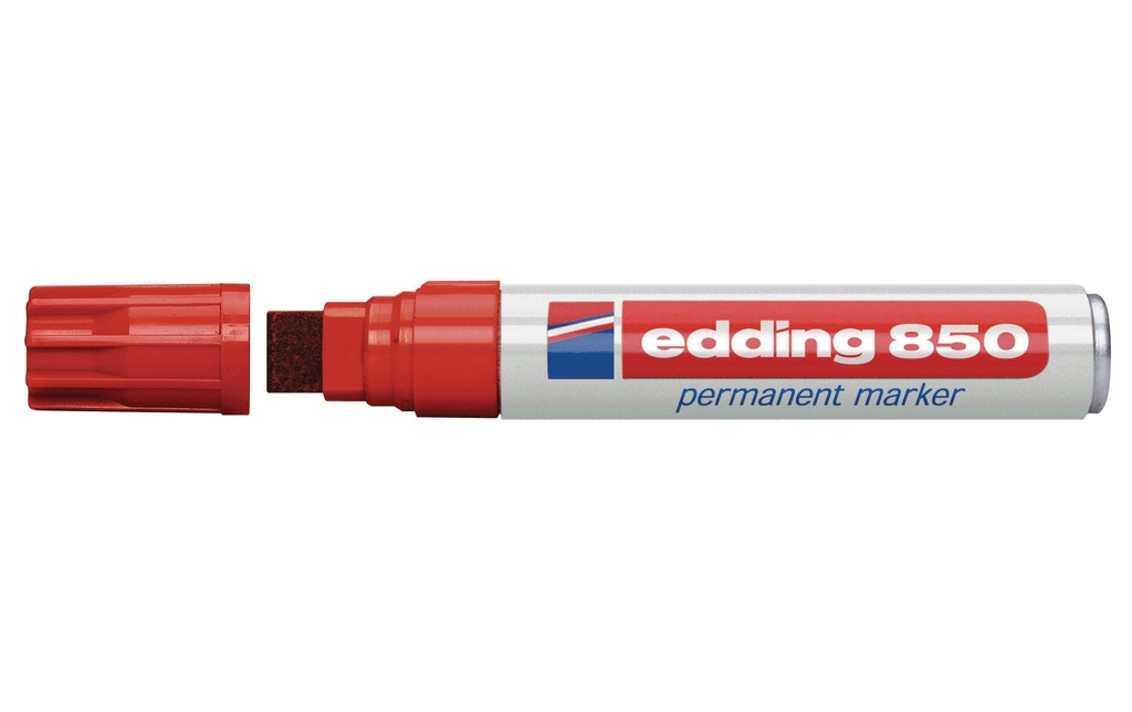 EDDING Marqueur permanent 850 rouge