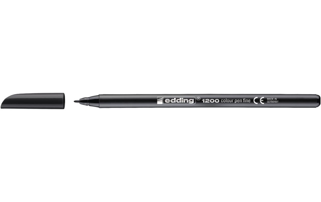 EDDING Stylo fibre 1200 noir