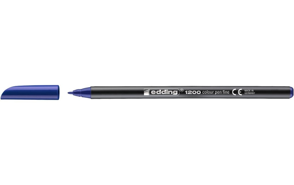 EDDING Stylo fibre 1200 bleu