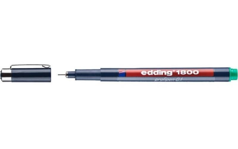 EDDING Feutre à dessin 1800 0.1 vert