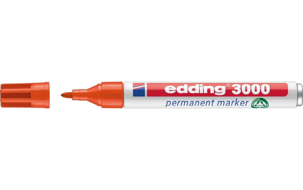 EDDING Marqueur permanent 3000 orange