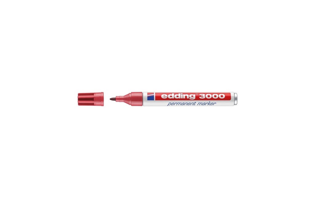 EDDING Marqueur permanent 3000 carmin
