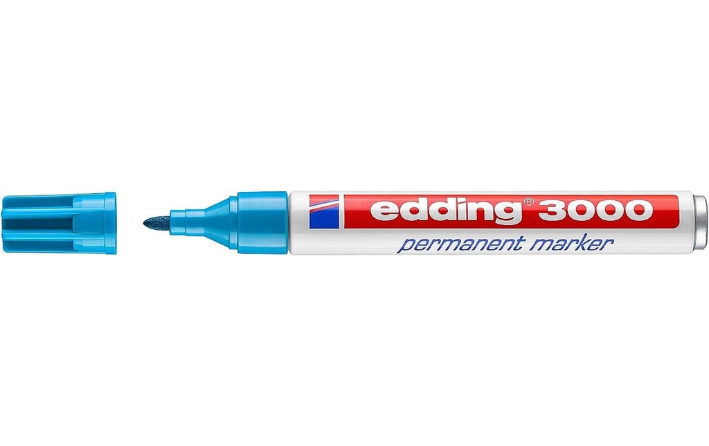 EDDING Marqueur perm.3000 bleu clair