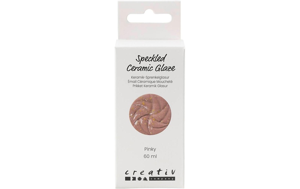 Creativ Company Émail céramique 999 - 1060 °C, 60 ml, Rose
