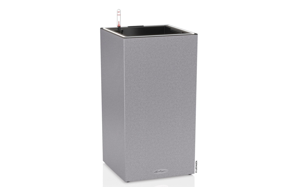 Lechuza Pot de fleur Canto Stone 30 High LED, Stone Gray