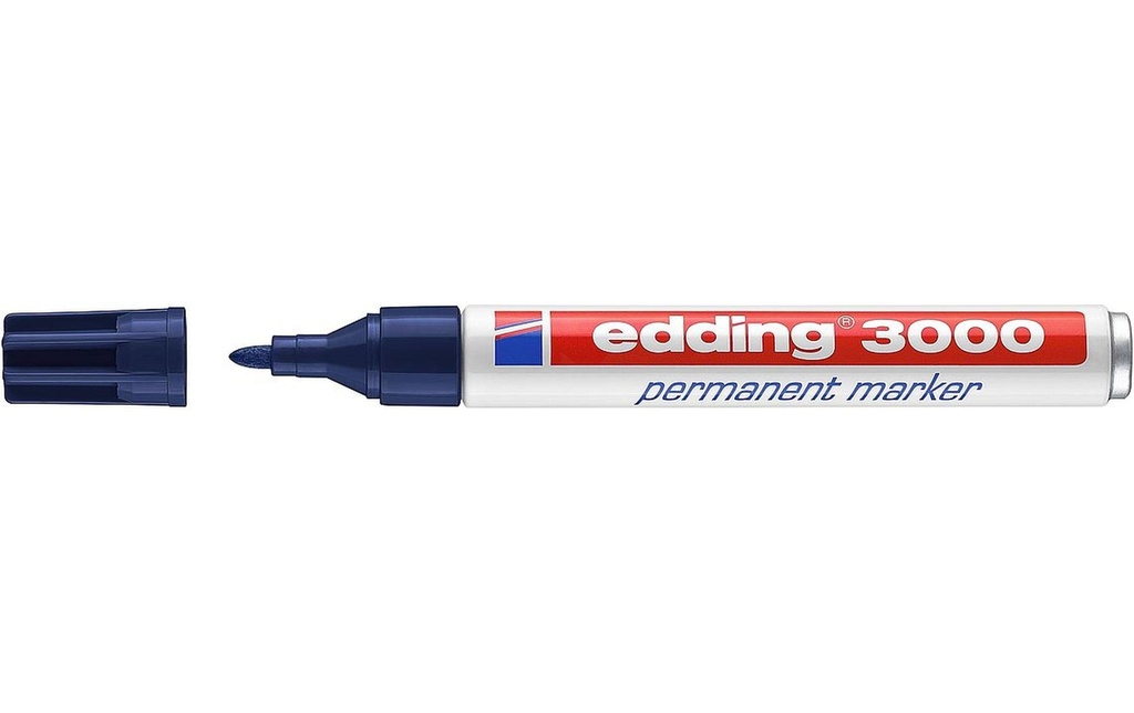 EDDING Marquer perm.3000 bleu acier