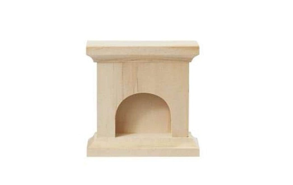 HobbyFun Mini-meubles Cheminée 6.5 x 6.7 x 2.2 cm, naturel