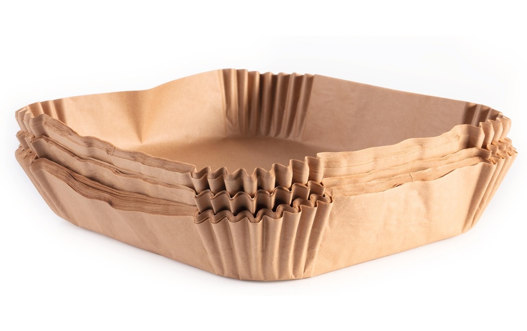 GOURMETmaxx Papier de cuisson 100 pièces, 16 x 16 x 4.5 cm