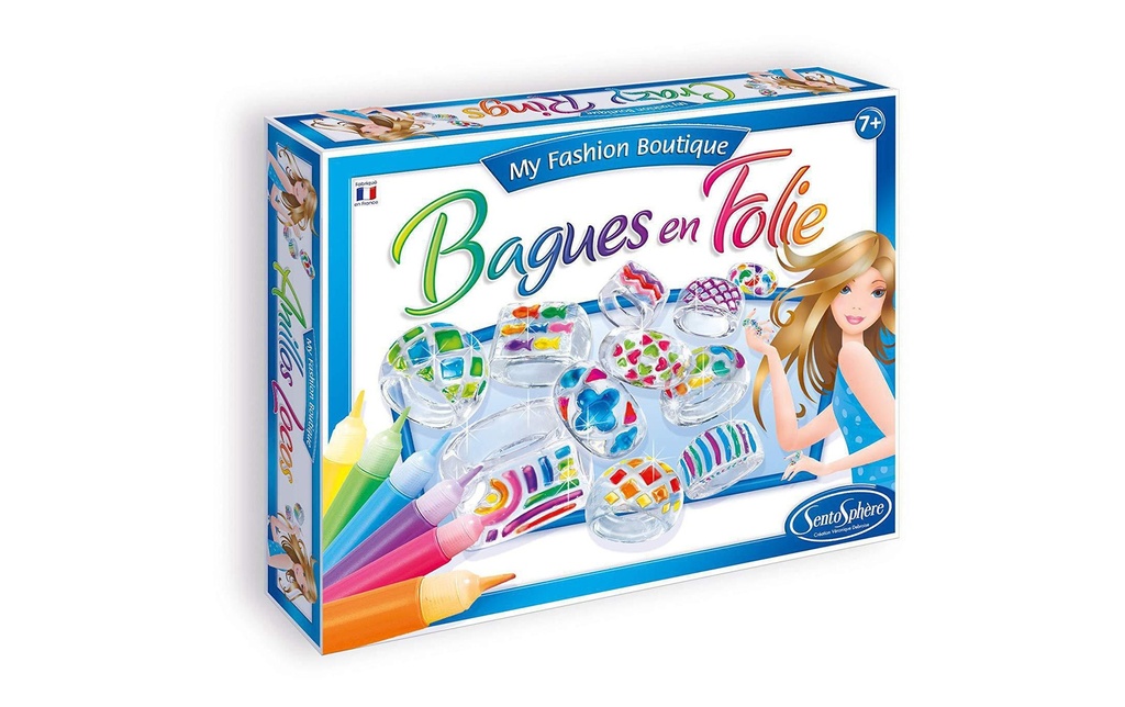 Sentosphere Kits de bricolage Bagues en Folie