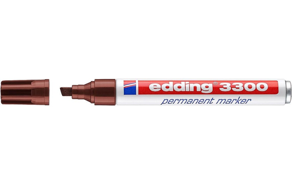 EDDING Marqueur permanent 3300 brun