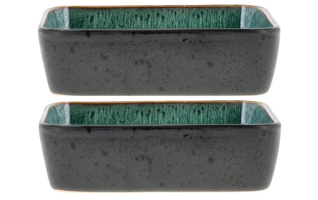 Bitz Coupe Gastro 19 cm x 14 cm, 2 Pièce/s, Noir/Vert