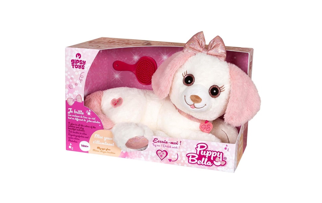 Sombo Peluche fonctionnelle Puppy Bella 30 cm