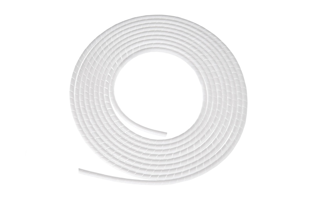 Plica Tuyau en spirale 5 m x 6 mm Blanc