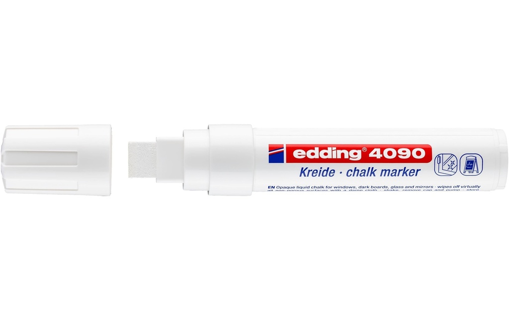 EDDING Marqueur craie 4090 blanc