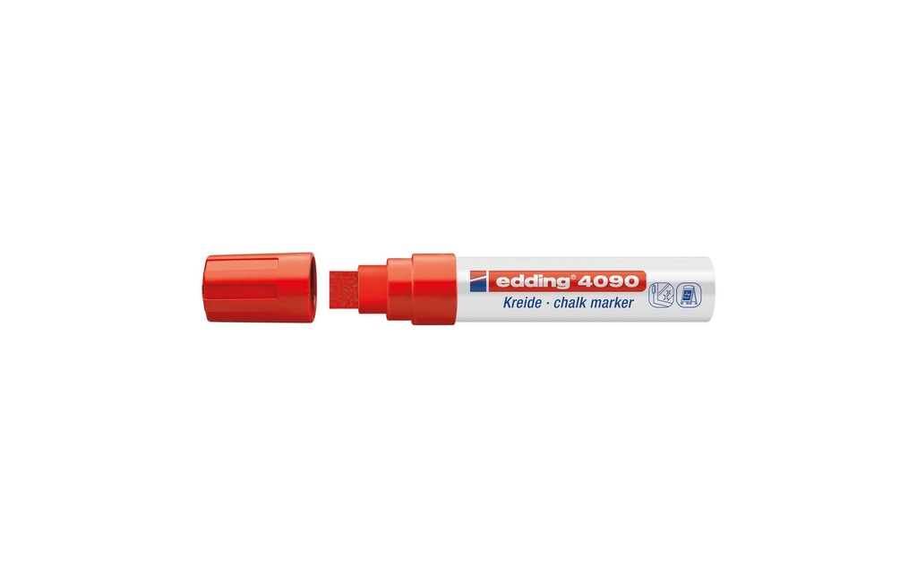 EDDING Marqueur craie 4090 rouge