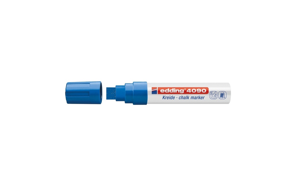 EDDING Marqueur craie 4090 bleu