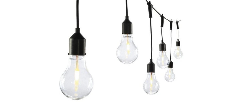 STT Guirlande lumineuse Triomphe solaire 10, 270, Noir