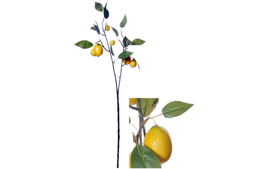 CHALET Fleur artificielle Citron 79 cm