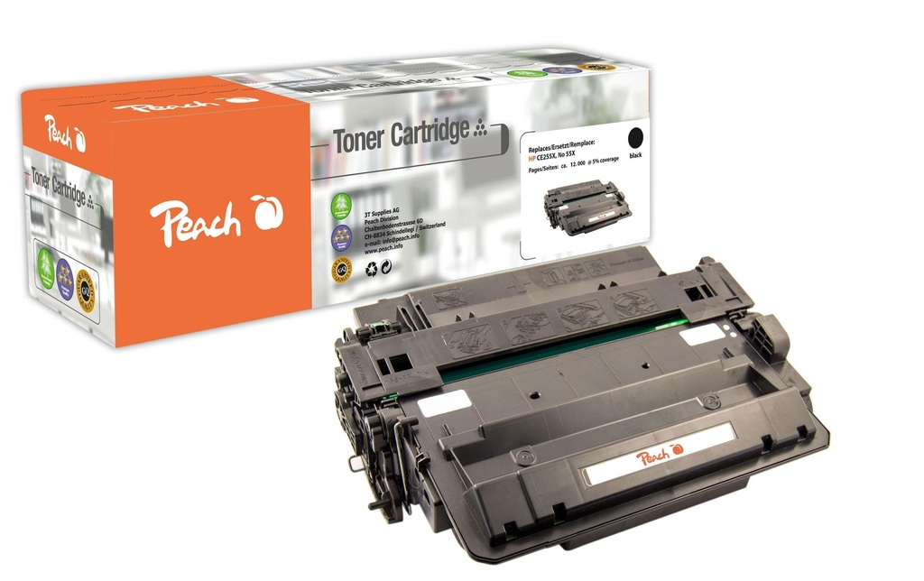 Peach Toner HP Nr. 55X (CE255X) noir