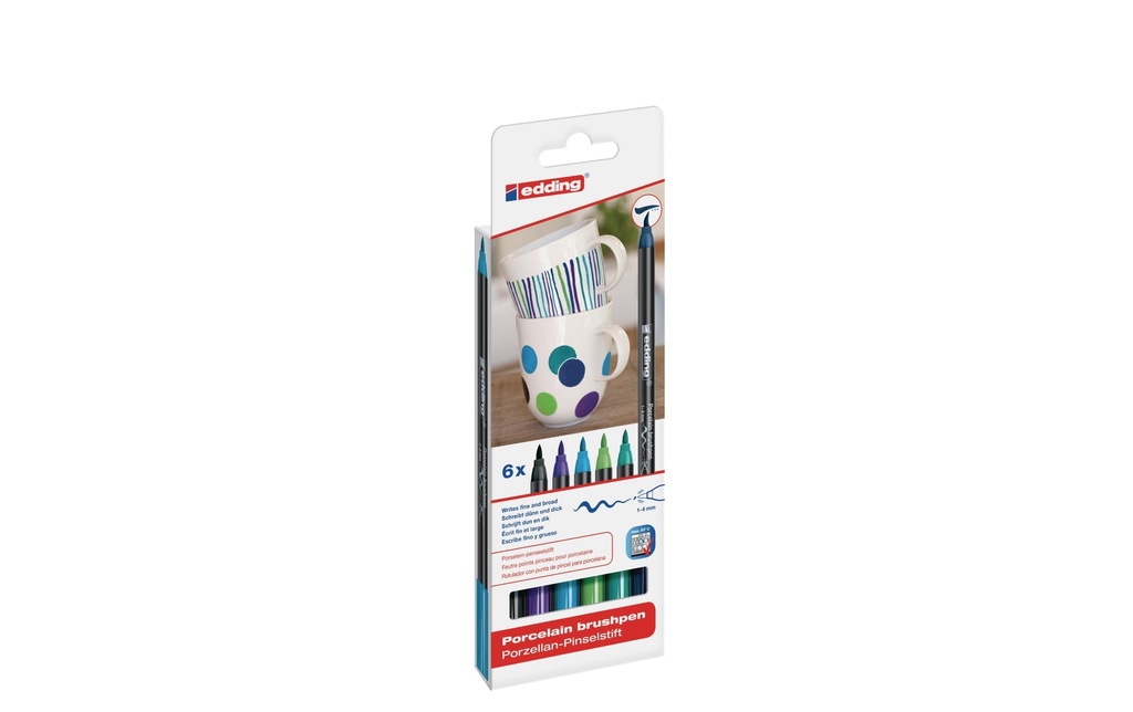 EDDING Marqueur porcel.CoolCo 6pces (6 pces)