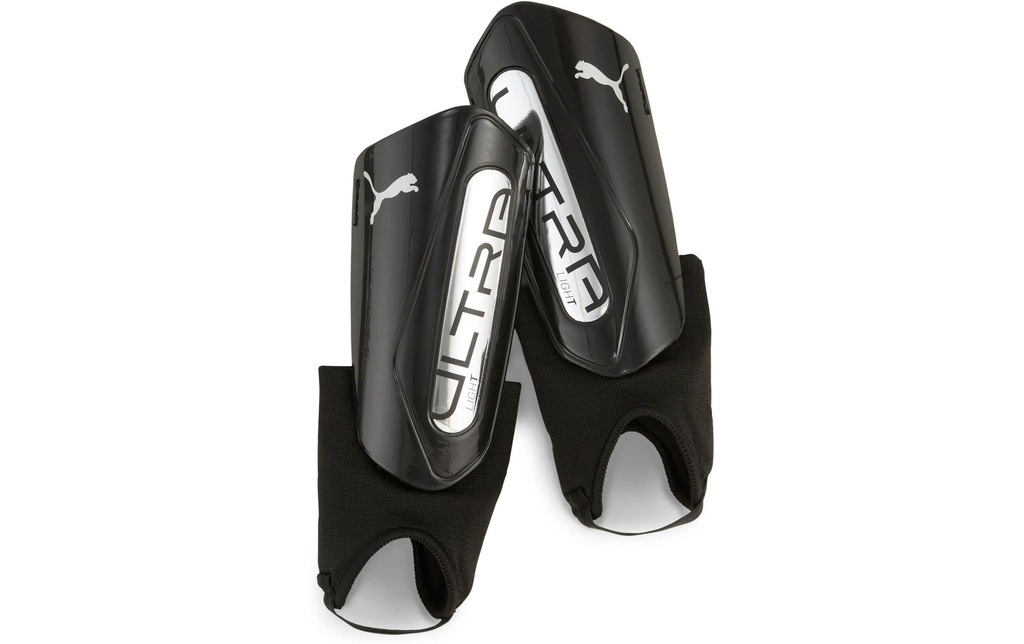 PUMA Protège-tibias ULTRA Light avec protection de la cheville M, Noir