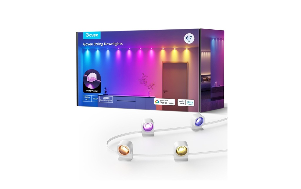 Govee LED String-Downlights, RGBIC, 5 m
